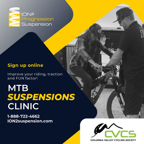 MTB Suspension Clinic - INVERMERE (MARCH 8th - 6:30pm - 8:30pm)