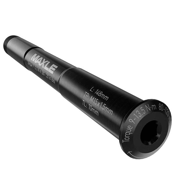 RockShox, MAXLE ULTIMATE, Thru Axle, Front, 15x100mm TA, Length: 148mm, Thread Length: 9mm, Thread Pitch: M15x1.50, PIKE, RS1, Lyrik B1, Yari
