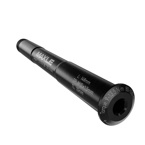 RockShox, MAXLE ULTIMATE, Thru Axle, Front, 15x100mm TA, Length: 148mm, Thread Length: 9mm, Thread Pitch: M15x1.50, PIKE, RS1, Lyrik B1, Yari
