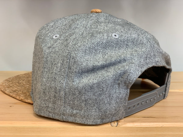 tradesman hat grey-cork