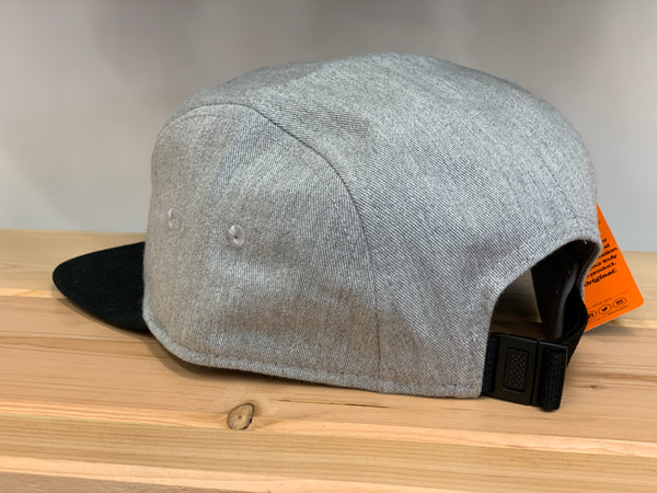 runner hat grey